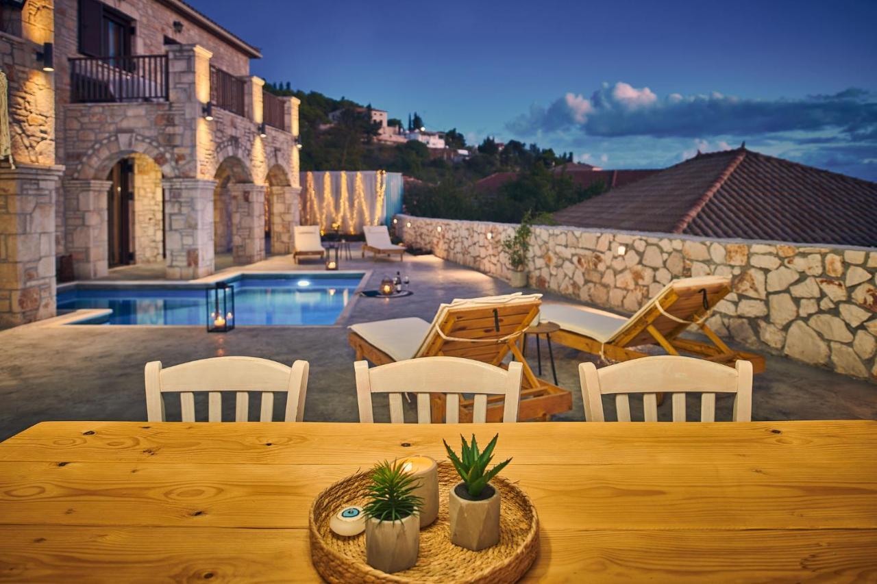 Ioanna Chateau - Luxury Stone Villa Maries  Ngoại thất bức ảnh