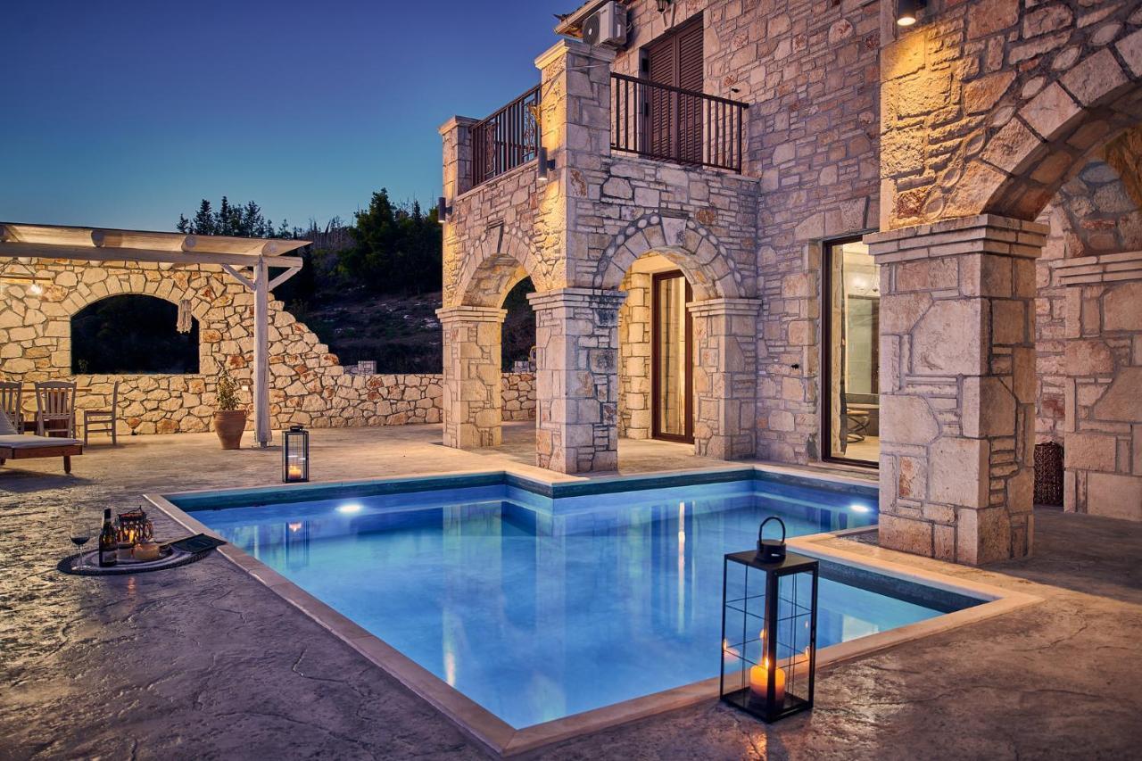 Ioanna Chateau - Luxury Stone Villa Maries  Ngoại thất bức ảnh
