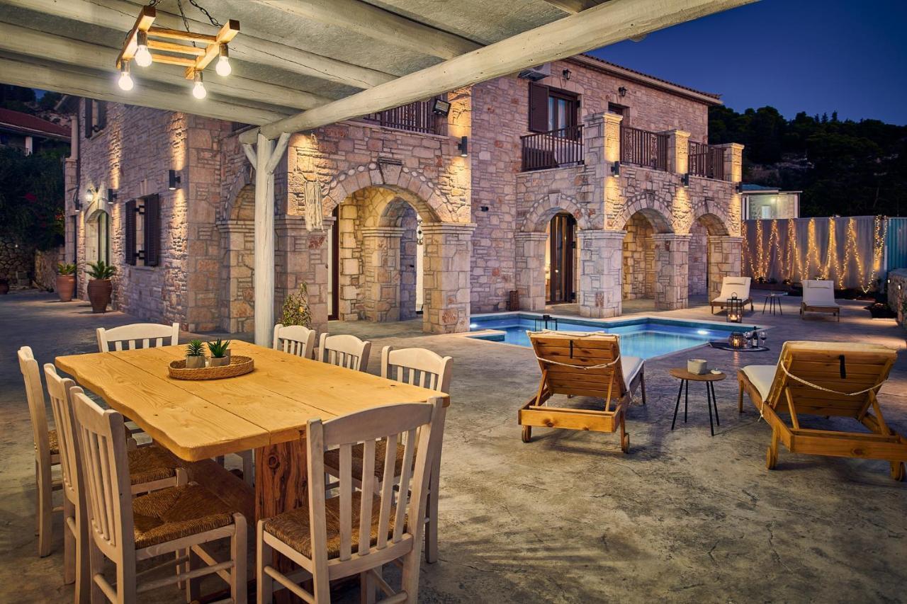 Ioanna Chateau - Luxury Stone Villa Maries  Ngoại thất bức ảnh